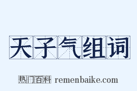 天子气组词是什么意思的图片